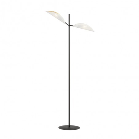 Lámpara de pie Cano Blanco (2 luces)