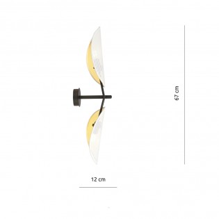 Wall Lamp Cano White (2 lights)