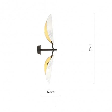 Wall Lamp Cano White (2 lights)