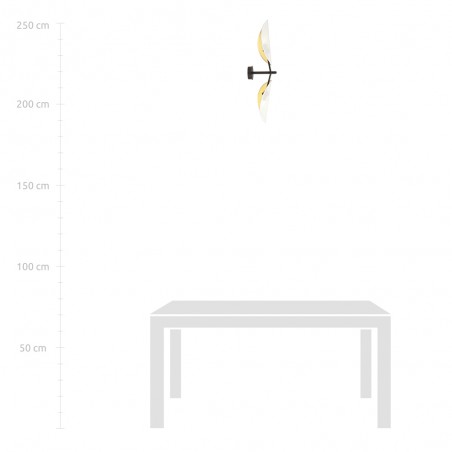 Wall Lamp Cano White (2 lights)