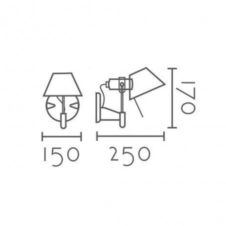 Wall lamp Galida