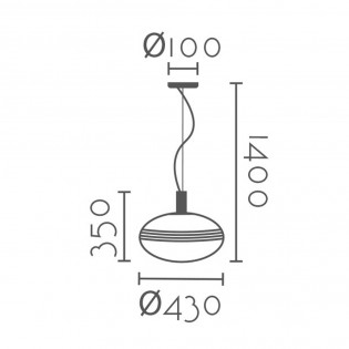 Pendant lamp Kalma