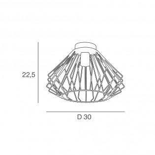 Ceiling Flush Light Arya