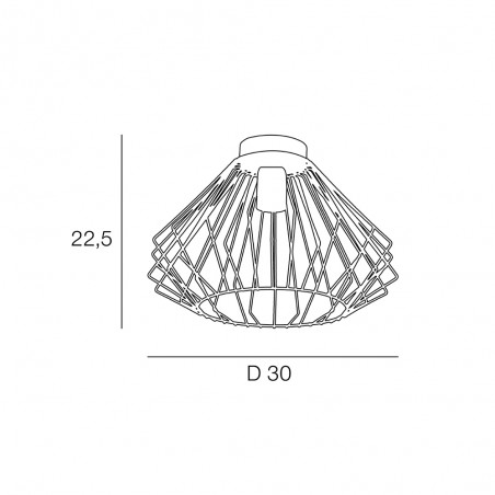Ceiling Flush Light Arya