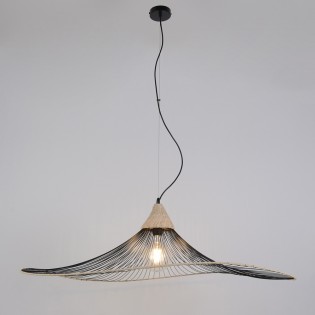 Lizzie Pendelleuchte Rattan XL