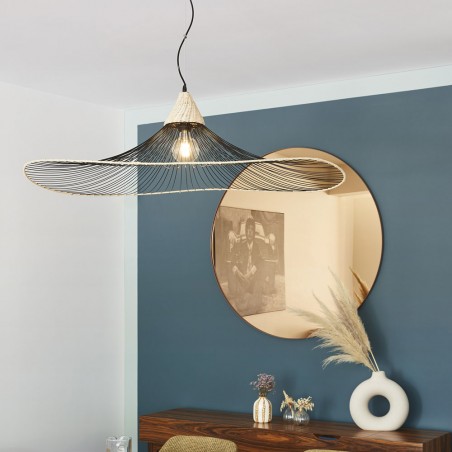 Lizzie Pendelleuchte Rattan XL