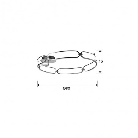 Colette Dimmbare LED-Deckenleuchte (65W)