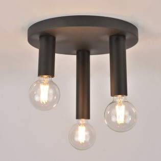 Ceiling Flush Light Twin (3 lights)