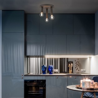 Ceiling Flush Light Twin (3 lights)