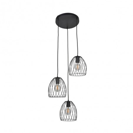 Cluster Pendant Lamp Spiral (3 lights)