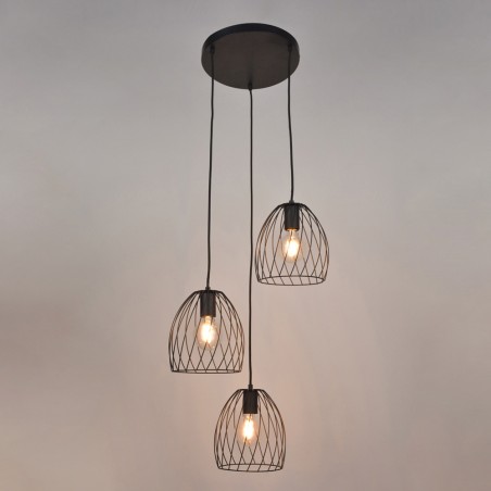 Cluster Pendant Lamp Spiral (3 lights)