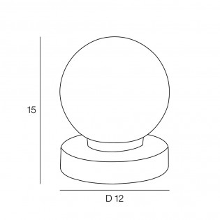 Siebzig Tischlampe