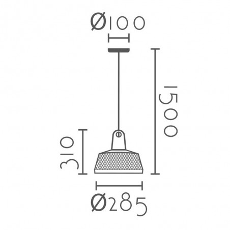 Ceiling lamp Ripel