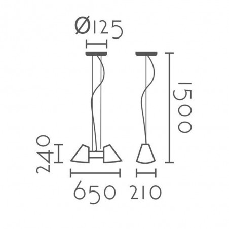 Pendant lamp Malvesia