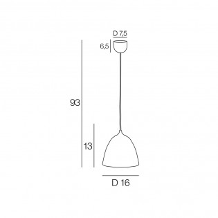 Ceiling Lamp Ogive Opal
