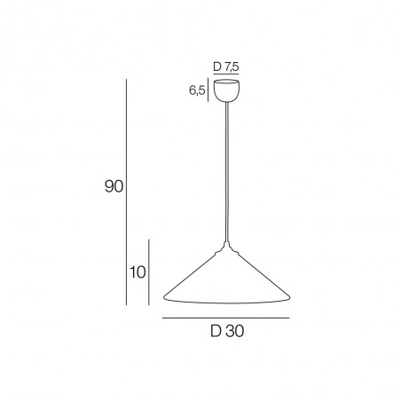 Cone Nuage Deckenleuchte