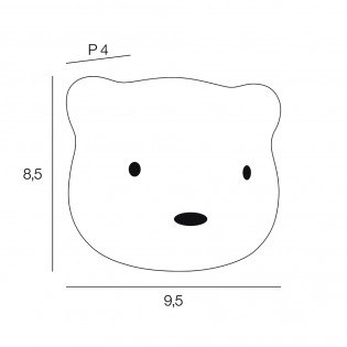 Ourson Dimmbares (1W) LED-Nachtlicht für Kinder (1W)
