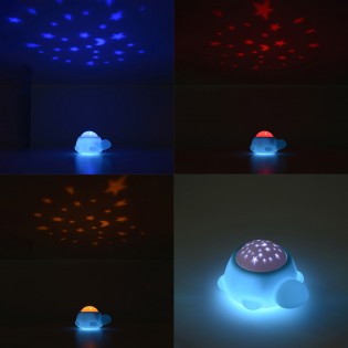 Turtle RGB tragbare LED-Kinderlampe