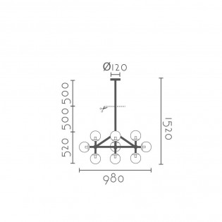 Ceiling lamp Turis