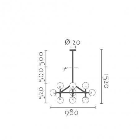 Ceiling lamp Turis