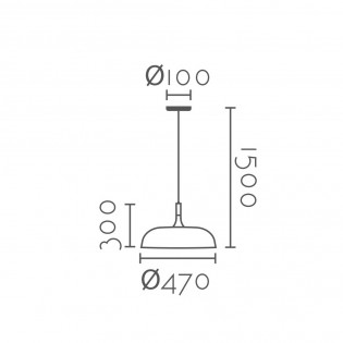 Pendant lamp Lasvi