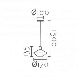 Pendant lamp Haza