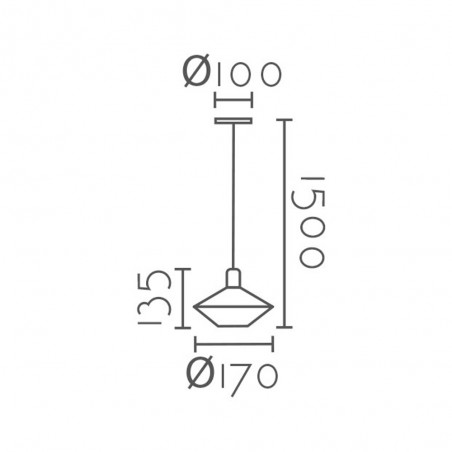 Pendant lamp Haza
