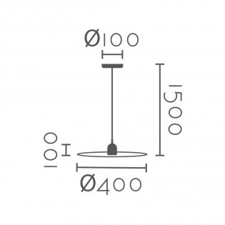 Pendant lamp Yelo