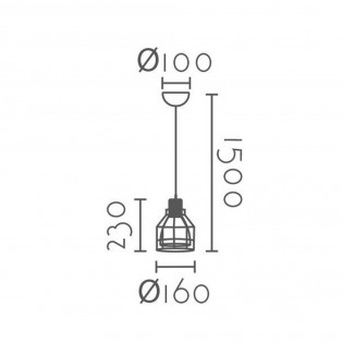 Ceiling lamp Zael