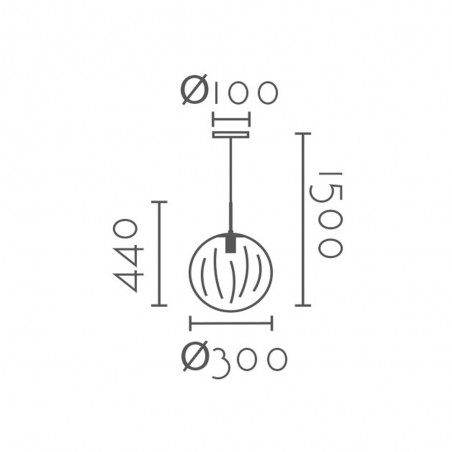 Pendant lamp Orea