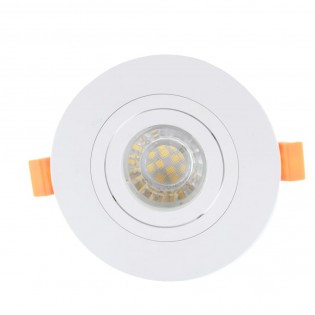 Recessed tilting light Helium Plus Round