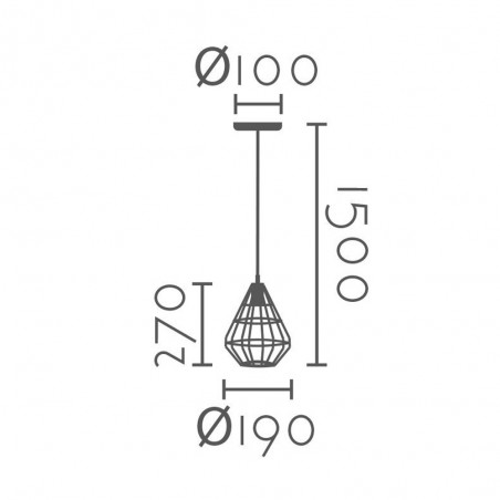 Pendant lamp Pira