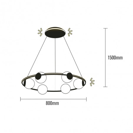 LED Ceiling Lamp Icon (84W)