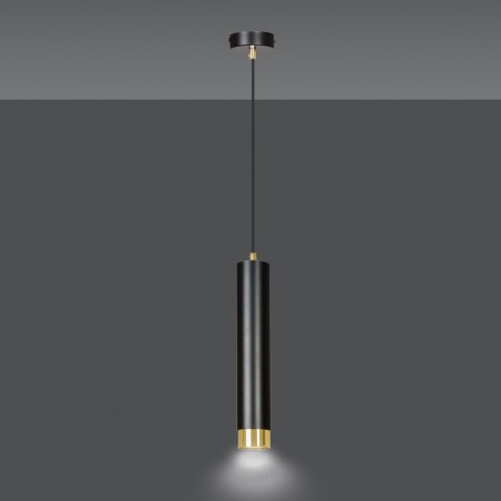 Mura Pendelleuchte Schwarz/Gold