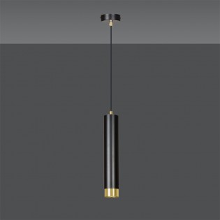 Mura Pendelleuchte Schwarz/Gold