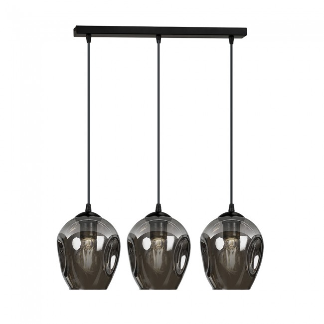 Ceiling Track Lamp Domos Graphite (3 lights)