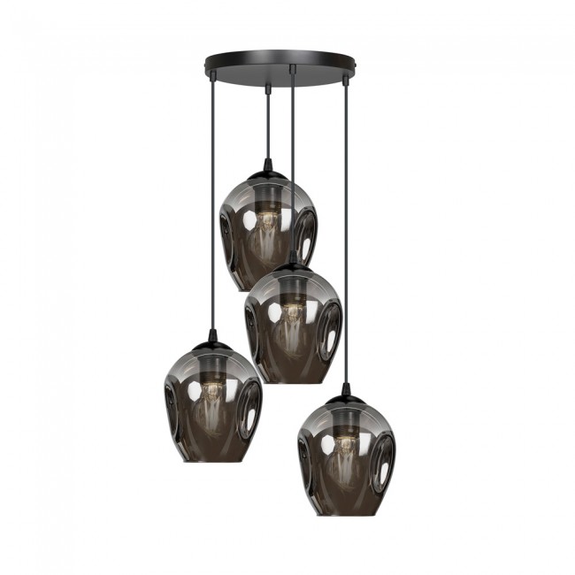 Pendant Lamp Domos Graphite (4 lights)