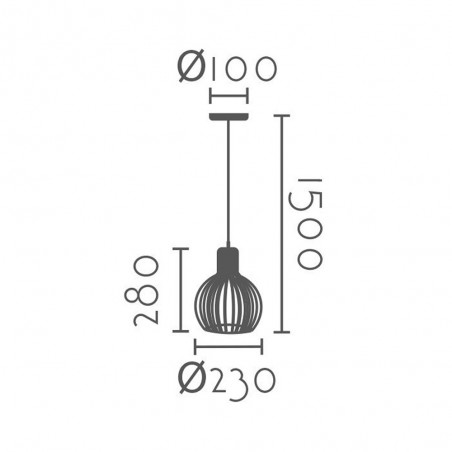 Ceiling lamp Boal