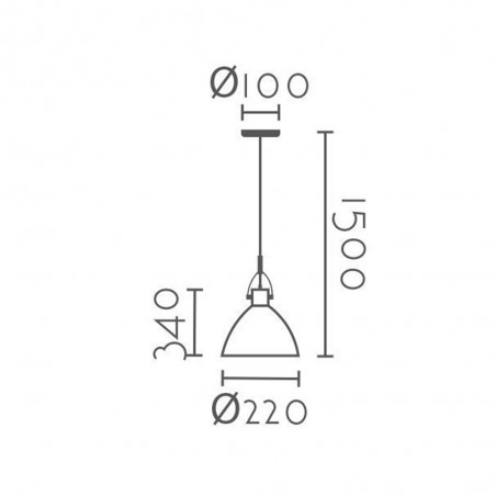 Ceiling lamp Lebal