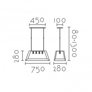 Ceiling lamp Tobar