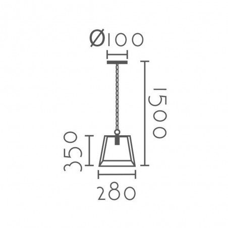 Pendant lamp Tovar