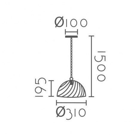 Pendant lamp Aribe