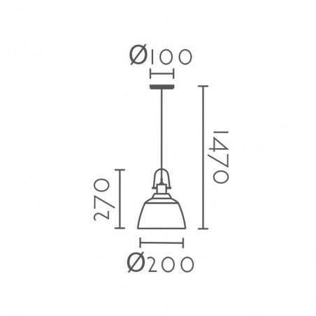 Ceiling lamp Samos III