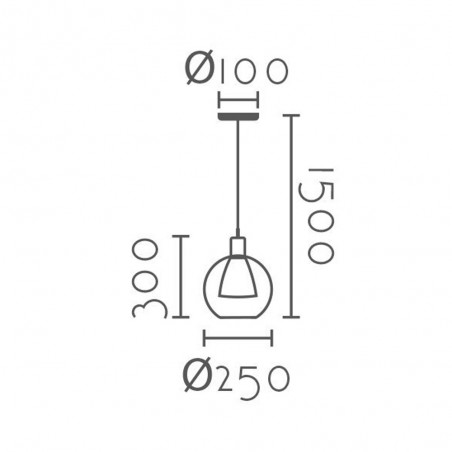 Pendant lamp Zael