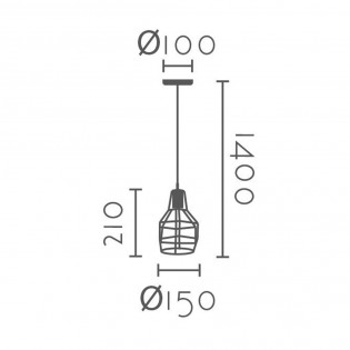 Pendant lamp Pira