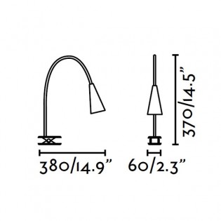 LED-Klemmleuchte Lena (3W)