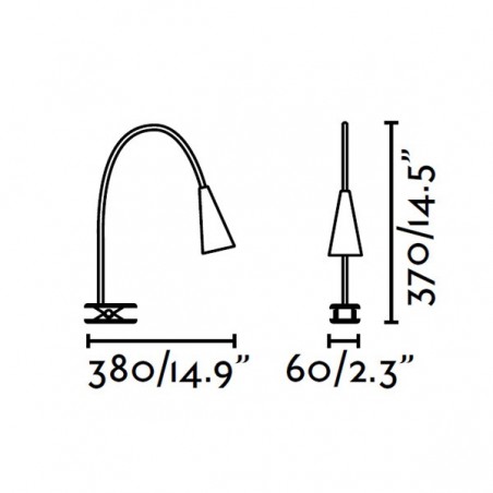 LED-Klemmleuchte Lena (3W)