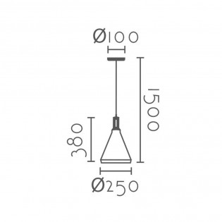 Igea II Deckenleuchte