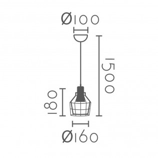 Ceiling lamp Malva