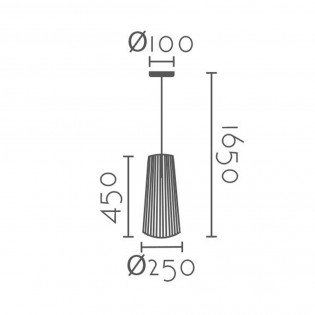 Ceiling lamp Menta